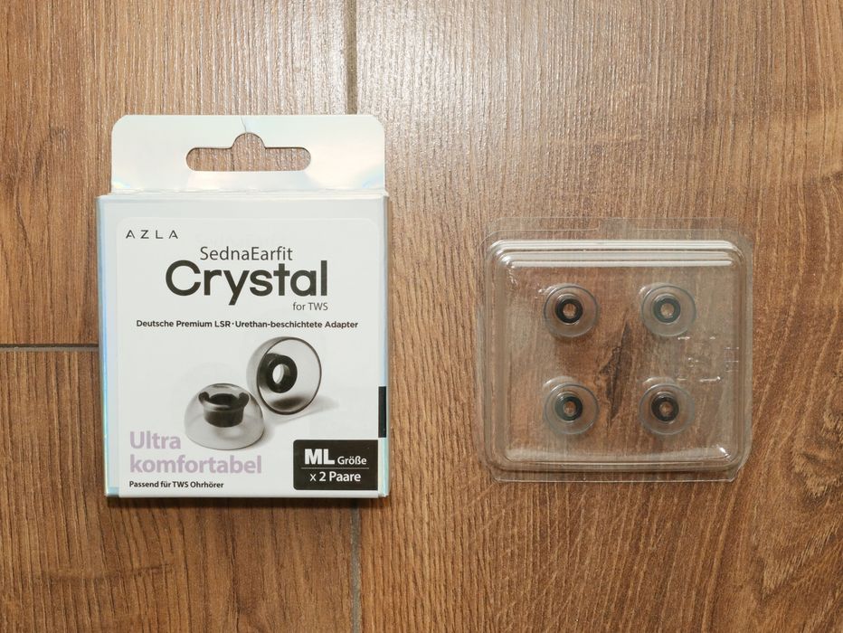 AZLA SednaEarfit Crystal TWS 2 pary rozmiar ML - tipsy nakładki IEM