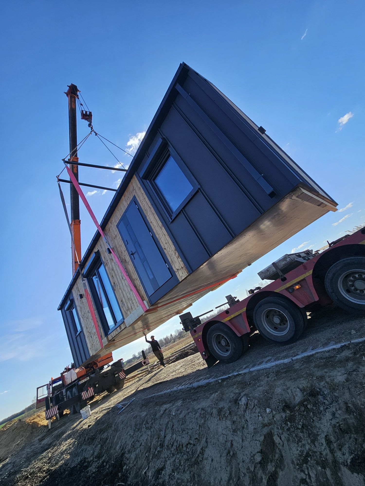Domek mobilny tiny house 40m2 caloroczny