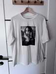 T-shirt Shein biały z nadrukiem