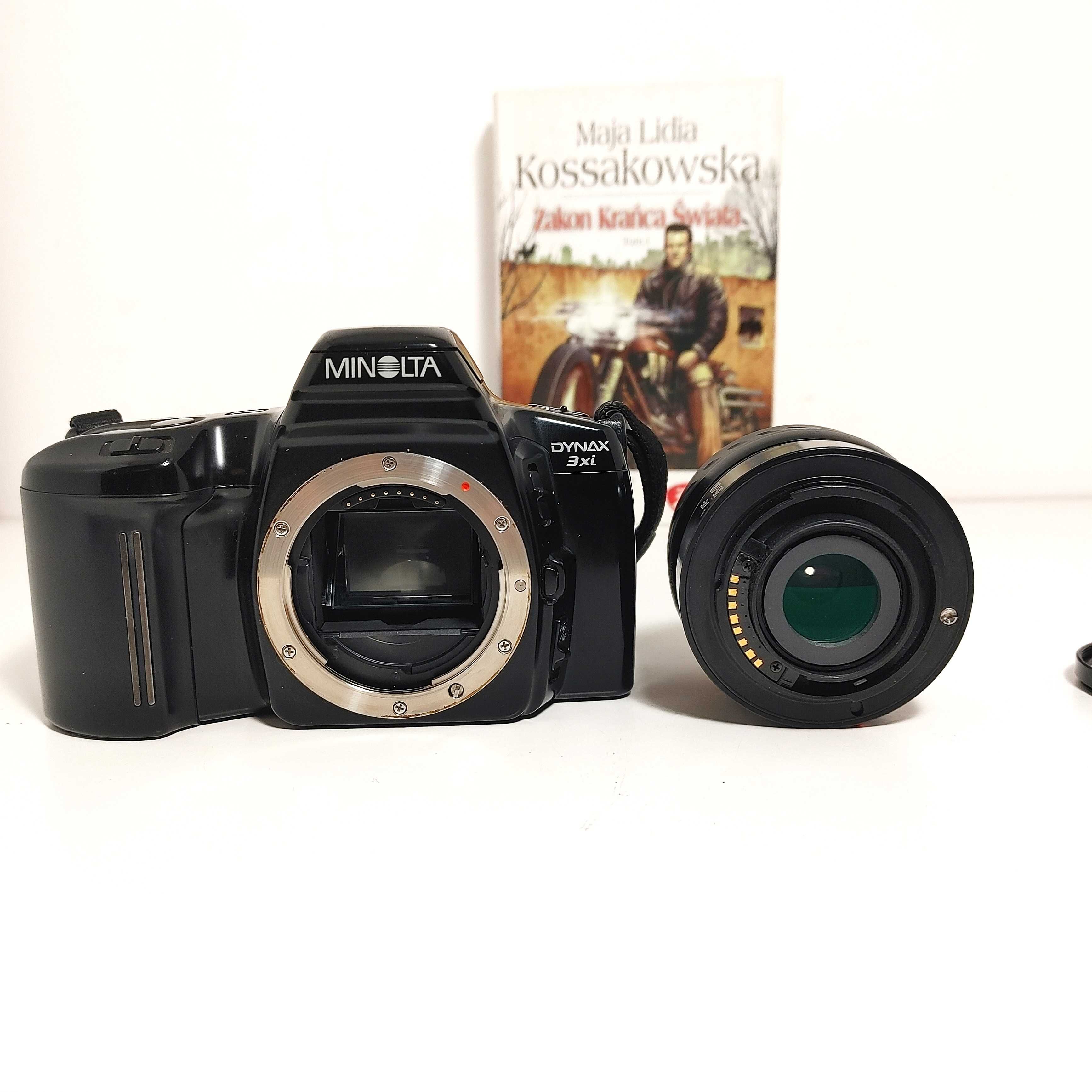 Analogowa Lustrzanka z Auto Focusem MINOLTA Dynax 3xi Ładny stan 38-80