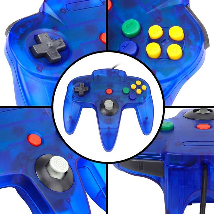 Comando Nintendo 64 Gamepad Clássico Retro Consola N64 Joystick  NOVO