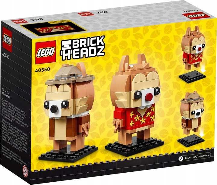 Конструктор LEGO Brick Headz Чіп та Дейл 40550