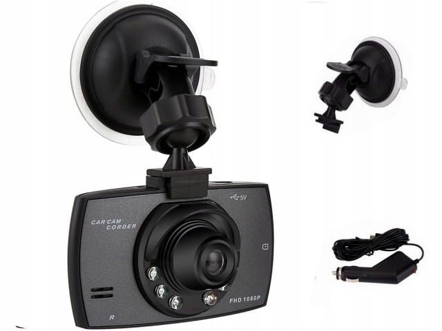 ZESTAW Wideorejestrator Kamera do auta W04 FullHD + 32GB wysyłka w 24h