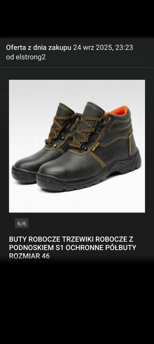 Buty robocze rozmiar 46
