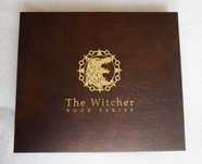 KASETA drewniana The Witcher na monety srebro jedno uncjowe NOWA