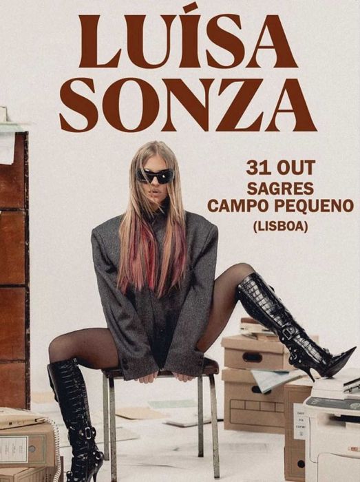 Bilhete concerto Luísa Sonza