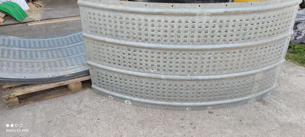 Blacha perforowana silos do zboża rybia łuska fortschritt petkus
