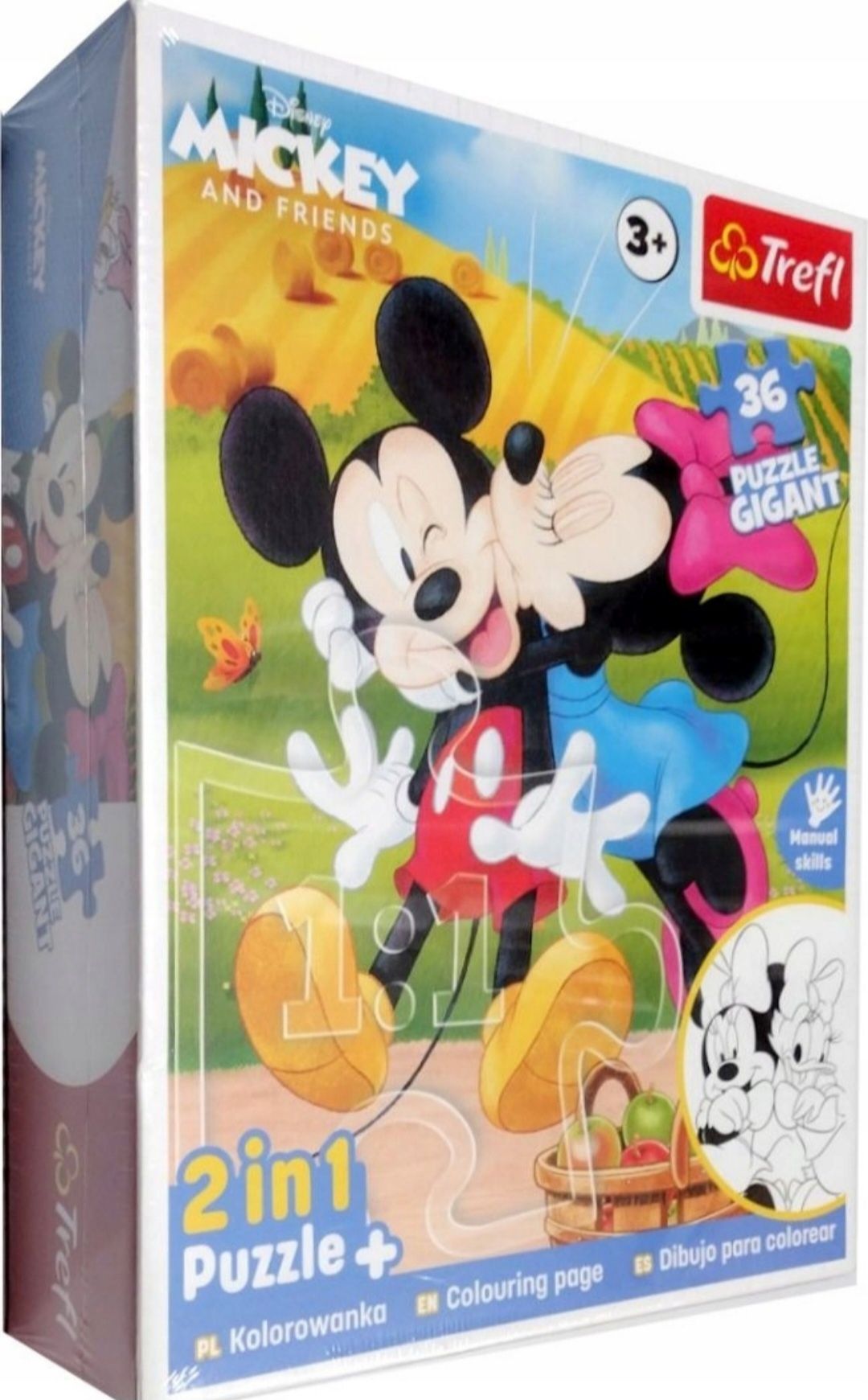 Puzzle gigant 2w1 Miki Minnie 
Miki i Minnie
Całus