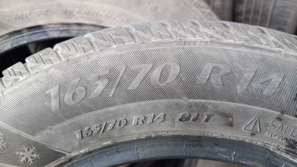 4x 165/70R14 Matador Sibir Snow zimowe 5–6,5 mm 2014r – FV