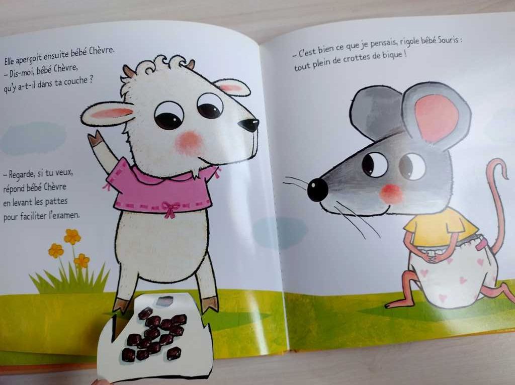 Książka francuska dla dzieci Livre français pour enfants avec rabats
