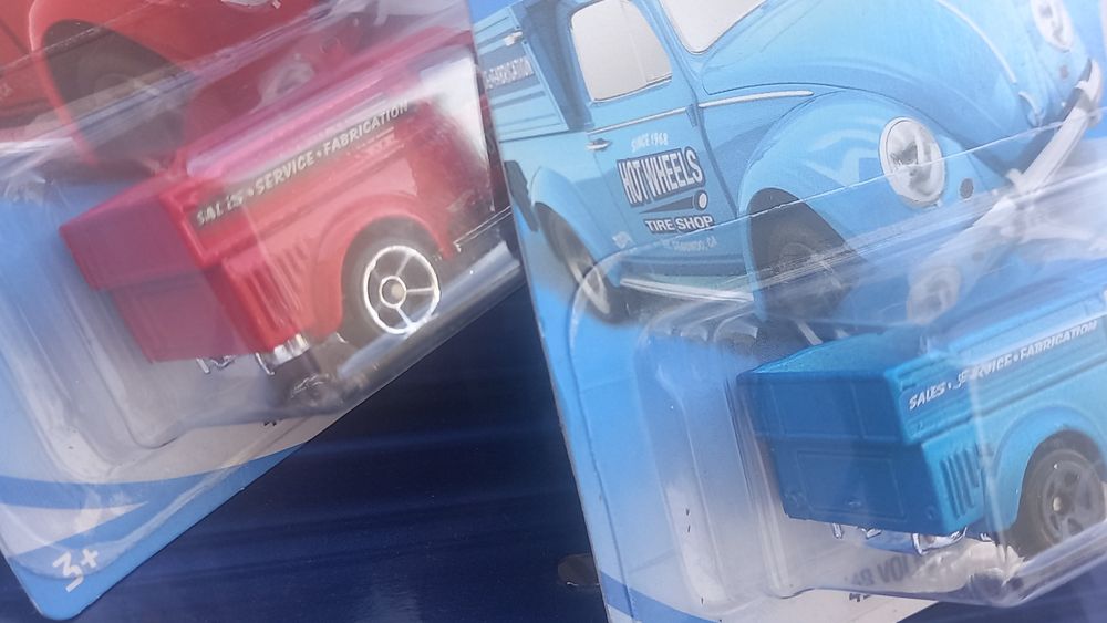 Conjunto 2 hot wheels 49 volkswagen Beetle Pickup