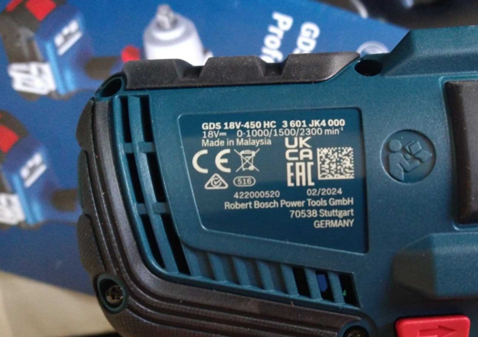 Акумулятори Bosch GBA 18 v 5.0 8.0 гайковерт GDS 18 450