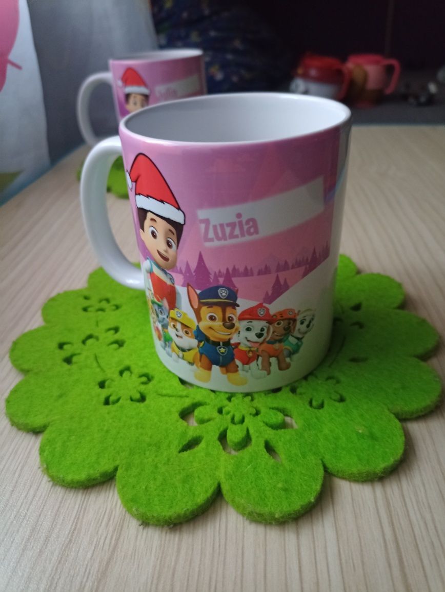 Kubek z imieniem Zuzia Psi patrol