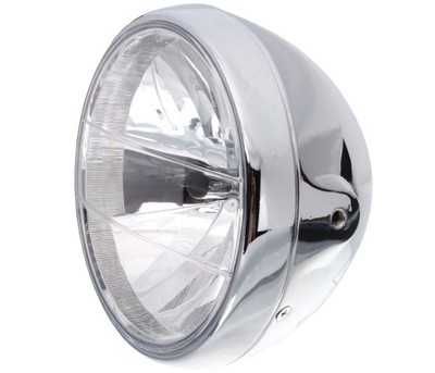 Nowy Reflektor Lampa motocyklowa Chrom 7 cali CB600N GSF600N Bandit