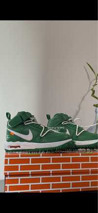 Nike Air Force 1 Mid Off-White Pine Green