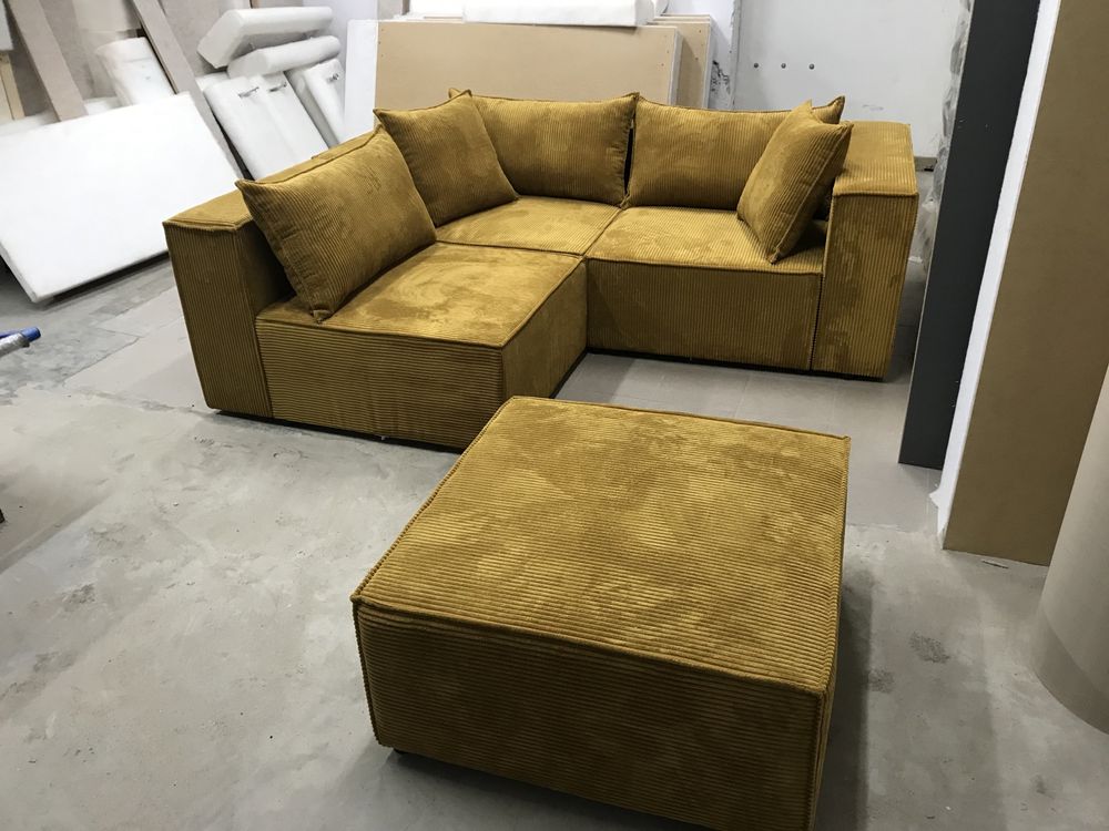 Narożnik sofa kanapa modułowa tkaniny do wyboru + darmowa dostawa