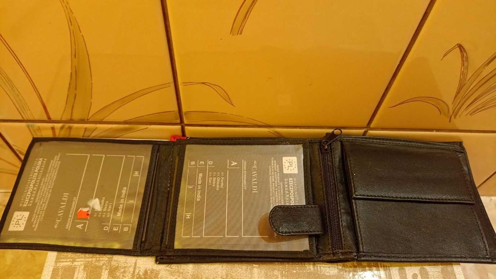 Portfel męski skóra Cavaldi