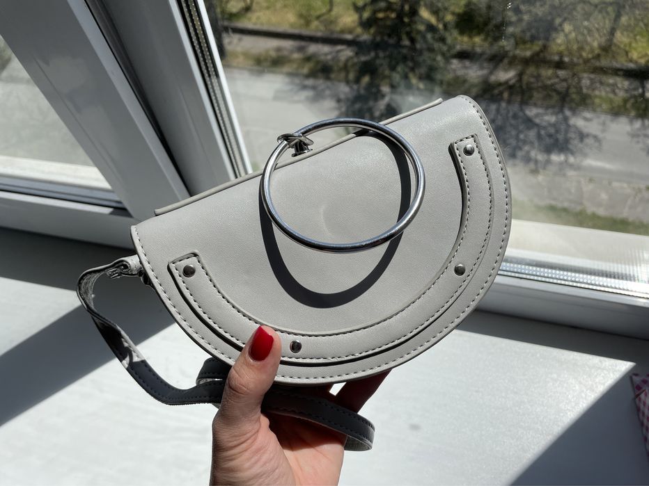 Сумочка крос-баді сіра а-ля Chloé