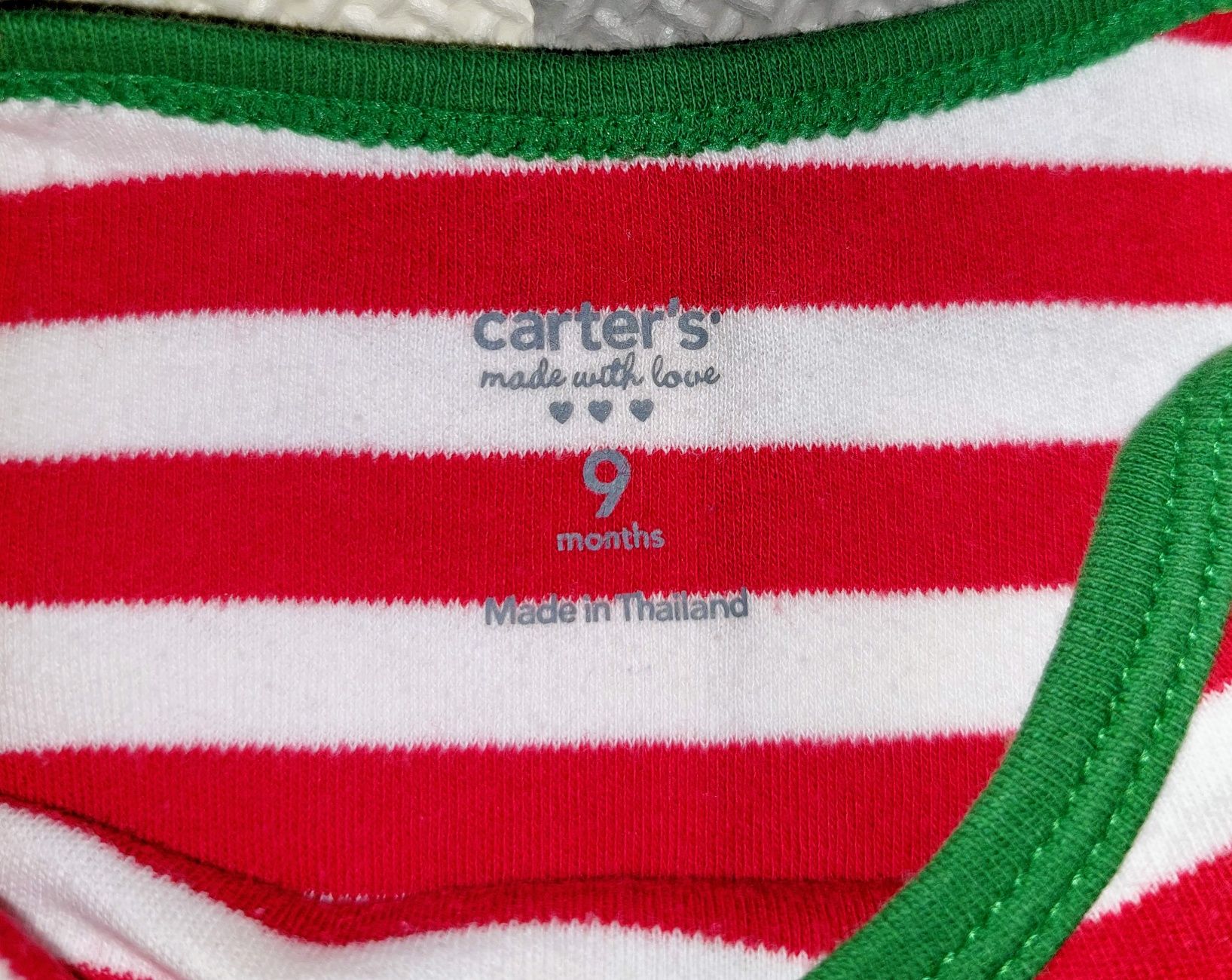 Carter's, świąteczny komplet niemowlęcy,  na 9m-cy