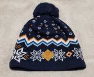 Czapka zimowa z pomponem Kama AND A01 - Navy (rozm. uniwersalny)