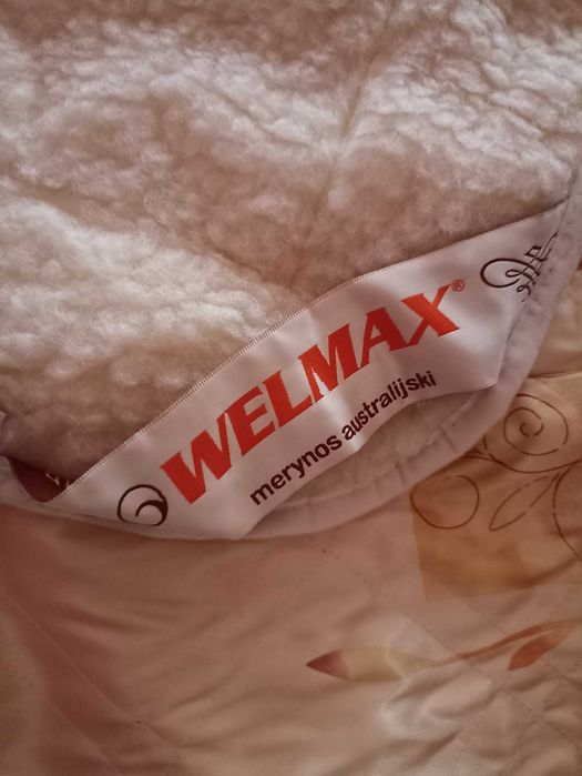 Ciepła kołdra i nakrycie na duże łóżko w jednym, z wełny merynosów