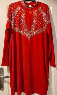 Sukienka Wawa koloru czerwonego rozmiar 48 nowa z metką