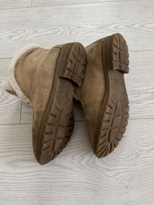 Зимові черевички з натуральної замші