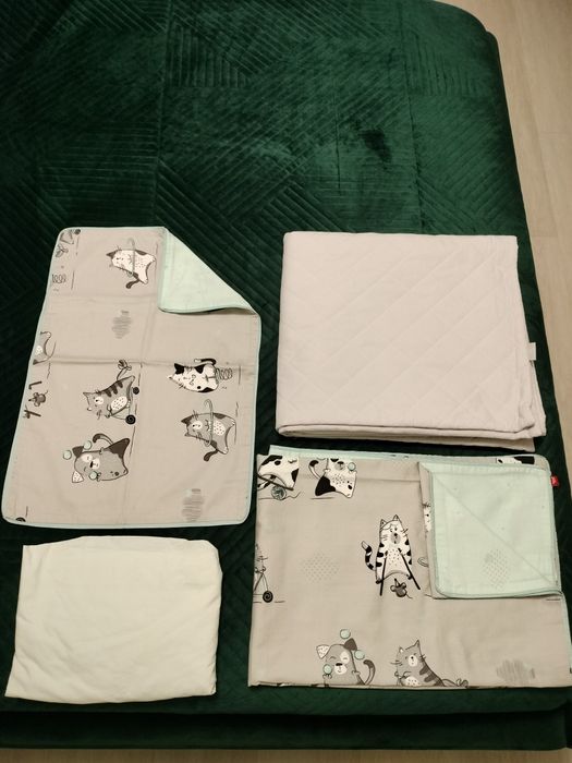 Komplet pościeli niemowlęcej wraz z kapą do łóżeczka