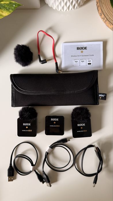 Kit Completo Microfones Rode Wireless Go II