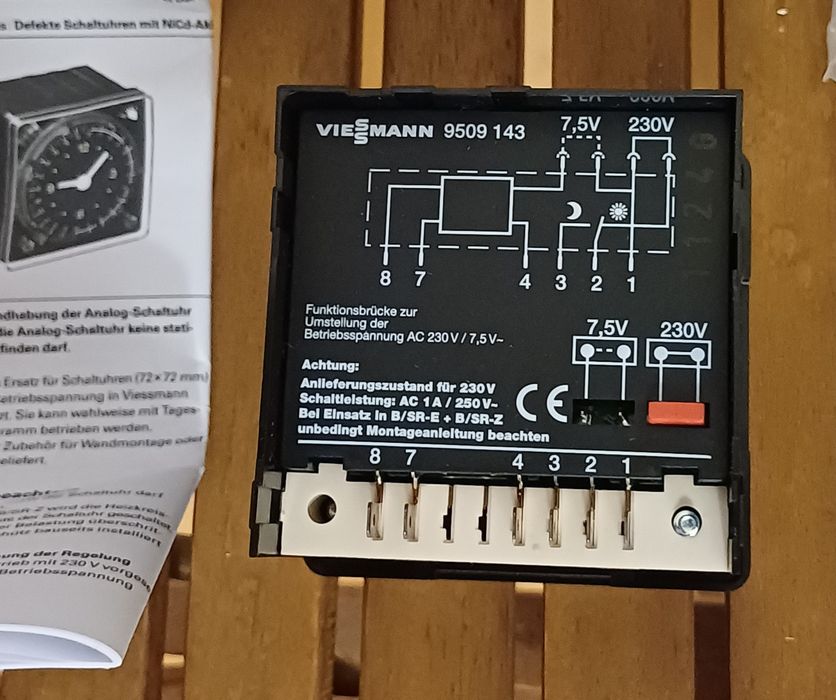 Grundfos zegar czasowy przełącznik pompa
