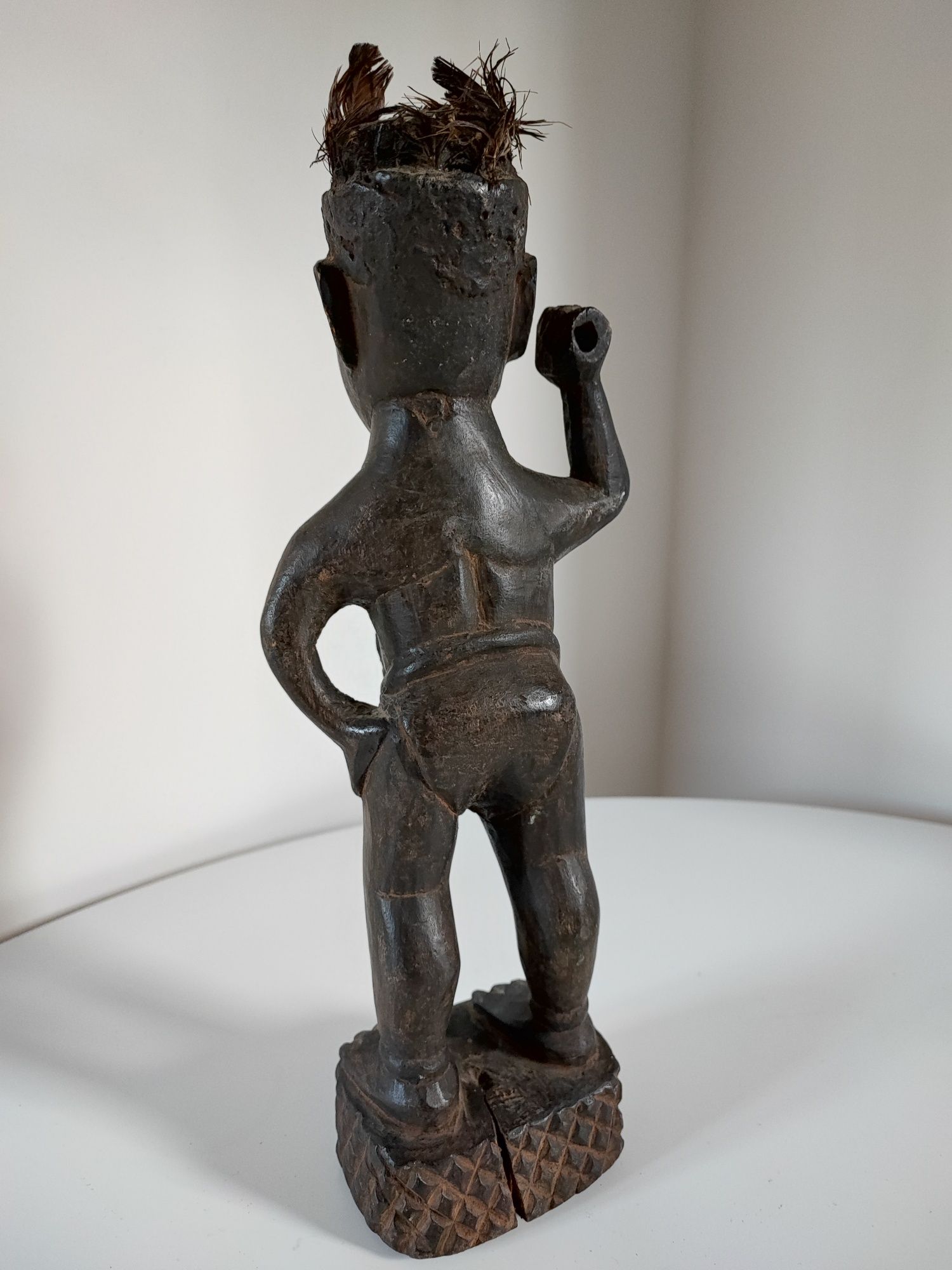 Yombe fetysz Kongo rzeźba drewno Afryka