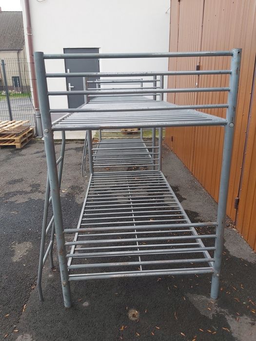 Sz-n dostawa gratis ŁÓŻKO piętrowe metalowe 90x200 materace w opcji