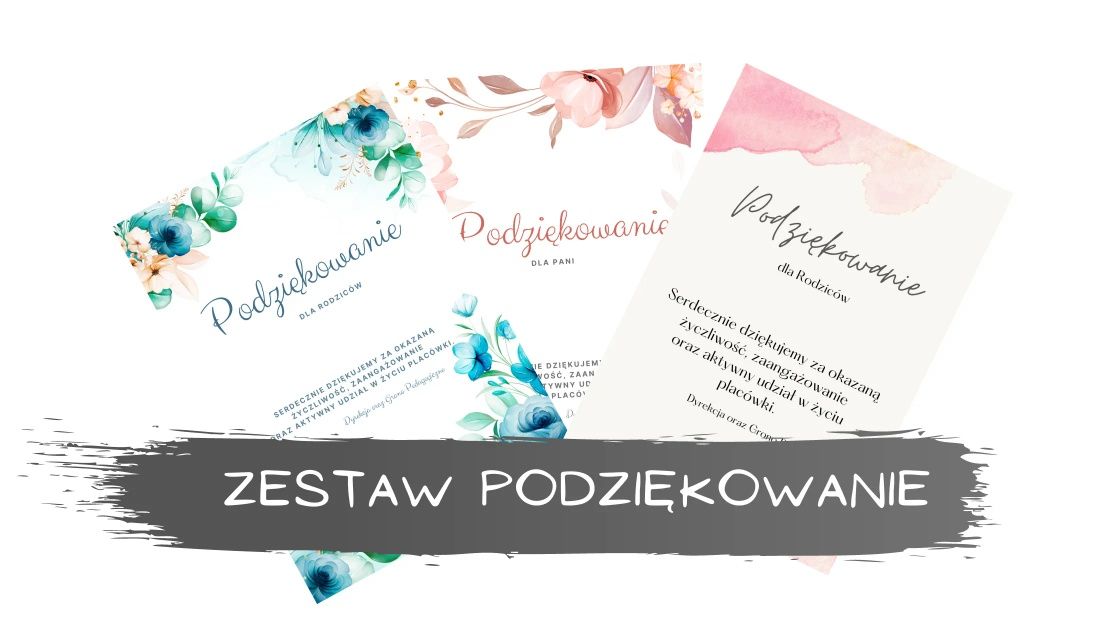 Podziękowania dla rodziców