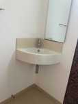 lavatorio de canto branca / white corner washbasin