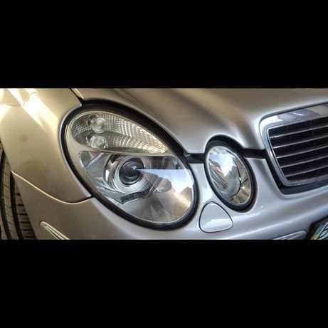 Заміна штатних лінз фар Mercedes w211
