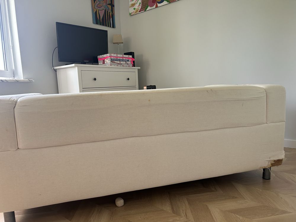 Sofa ikea Klippan bez pokrowca, używana