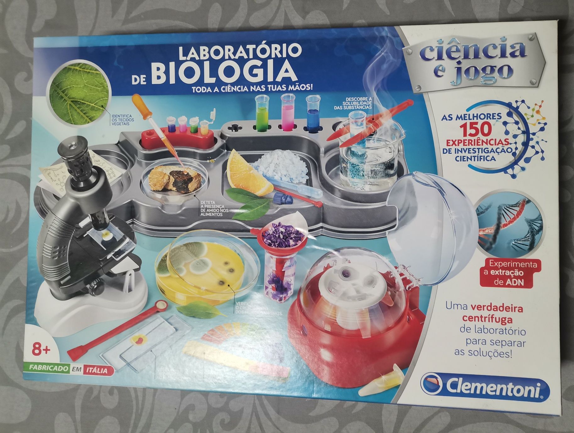 Jogo de laboratório de biologia