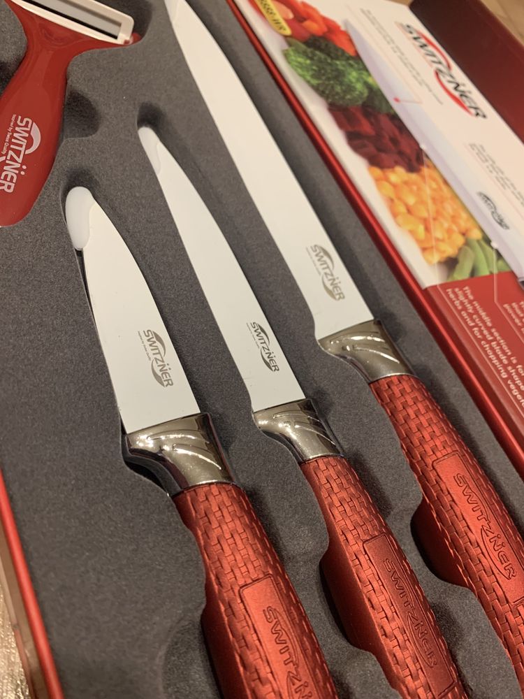 Zestaw noży kuchennych - świetna jakość komplet nóż noże