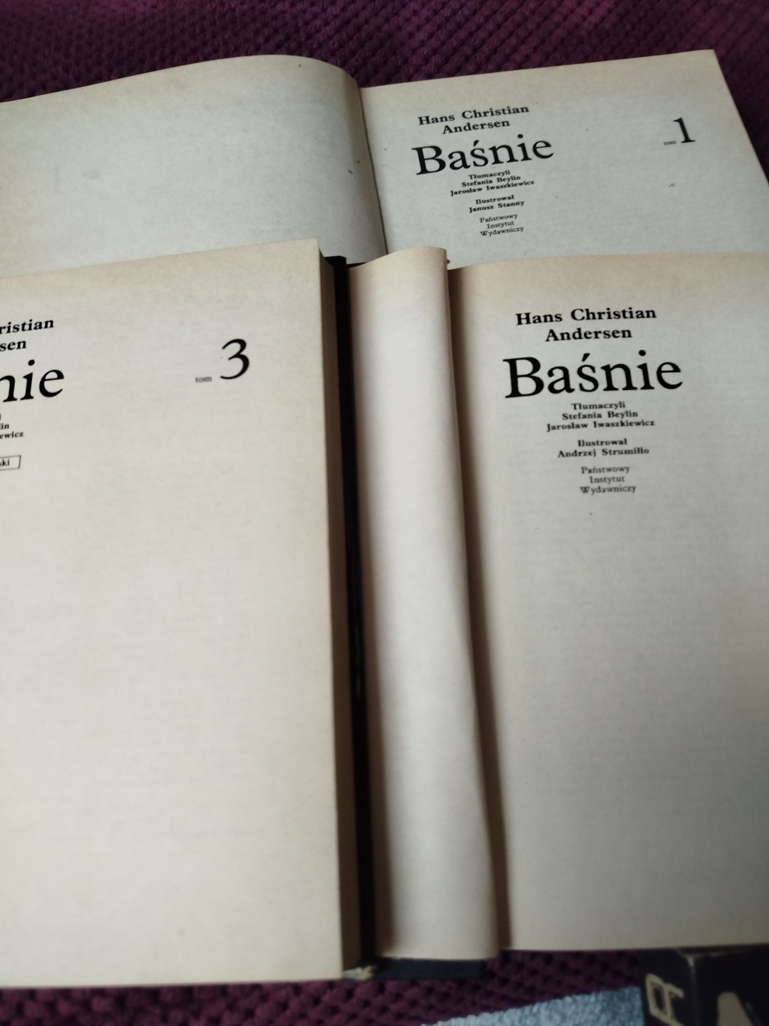 Trzytomowe Baśnie Hansa Andersena