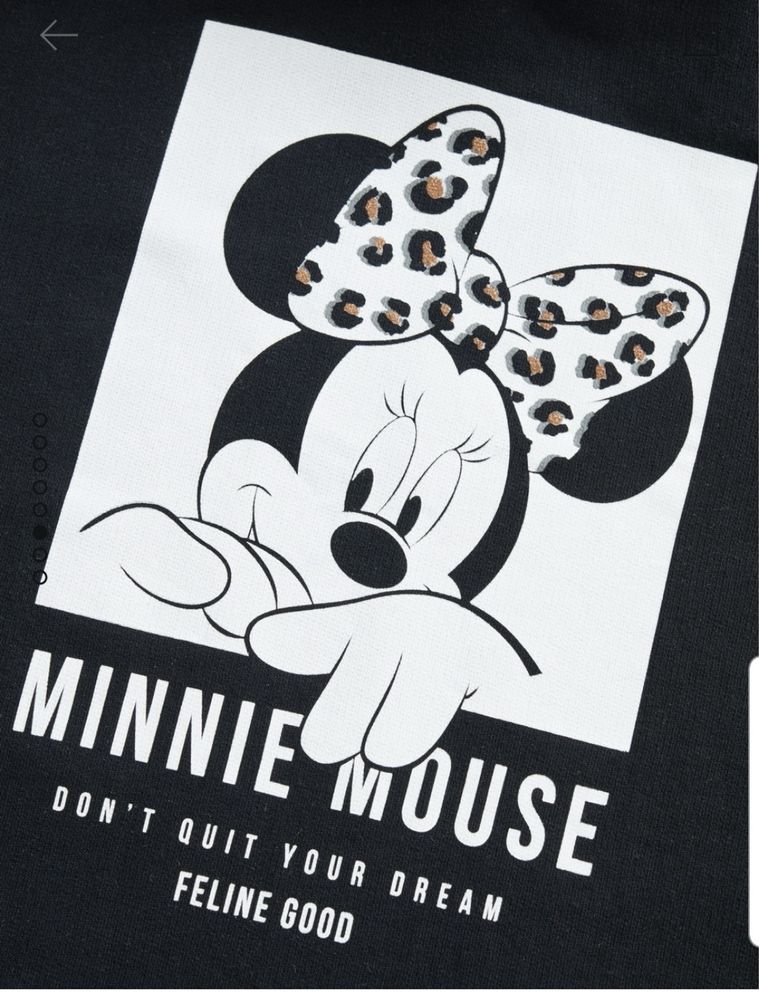 Mango sukienka typu bluza 122-128 Myszka Minnie