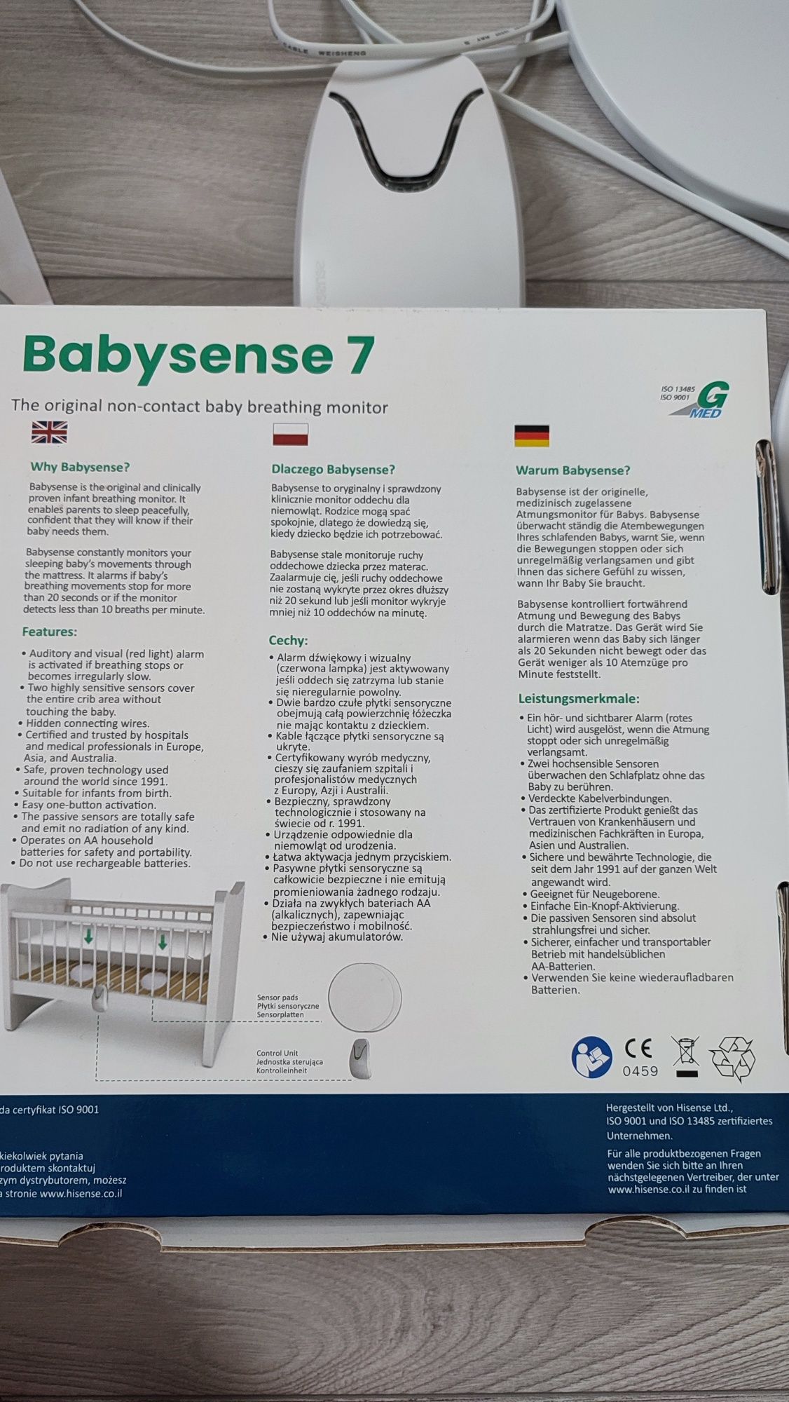 Babysense 7 monitor oddechu gwarancja
