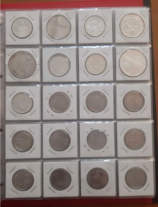 Coleção moedas comemorativas