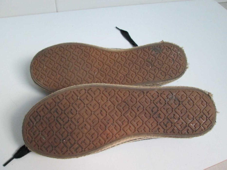 Tommy Hilfiger granatowe espadryle sznurowane 38