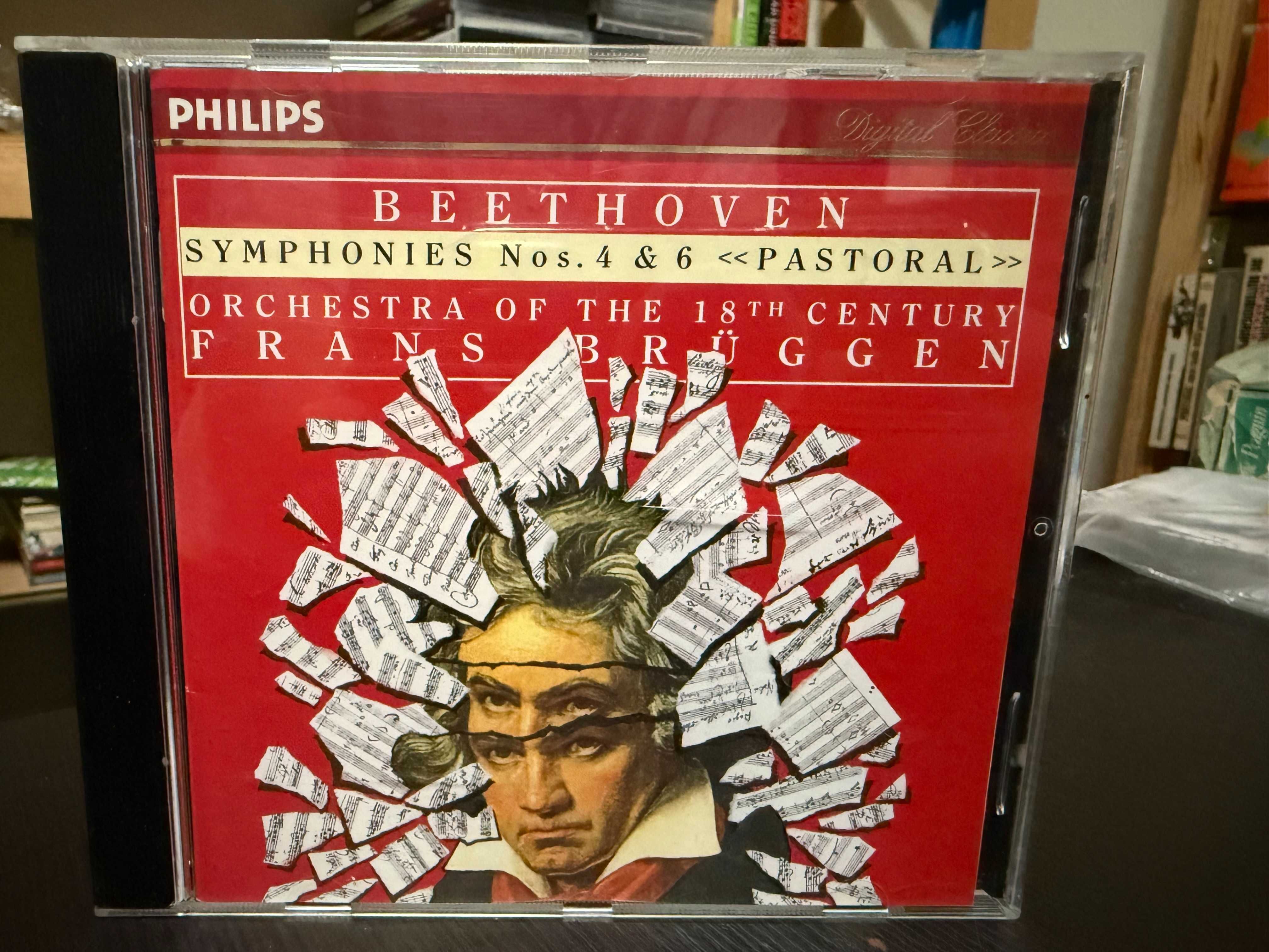 Beethoven – Symphonies Nos. 4 & 6 "Pastoral" – Frans Brüggen