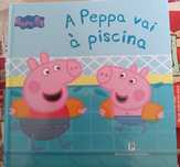 Livro A Peppa vai á Piscina