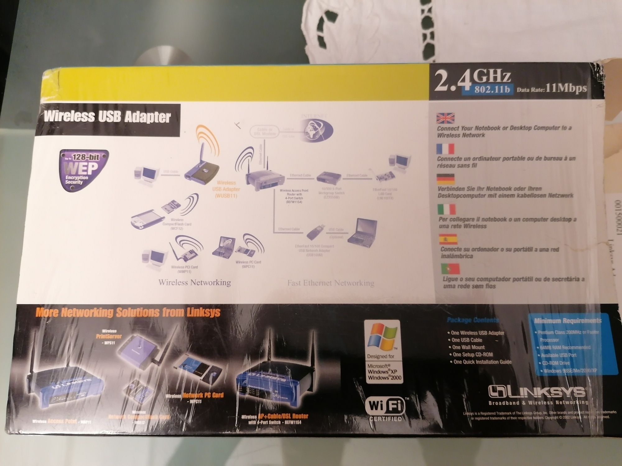 Wireless usb adapto novo