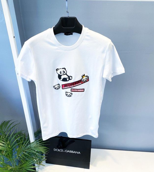 РАСПРОДАЖА! Футболка мужская Dolce Gabbana женская унисекс узор