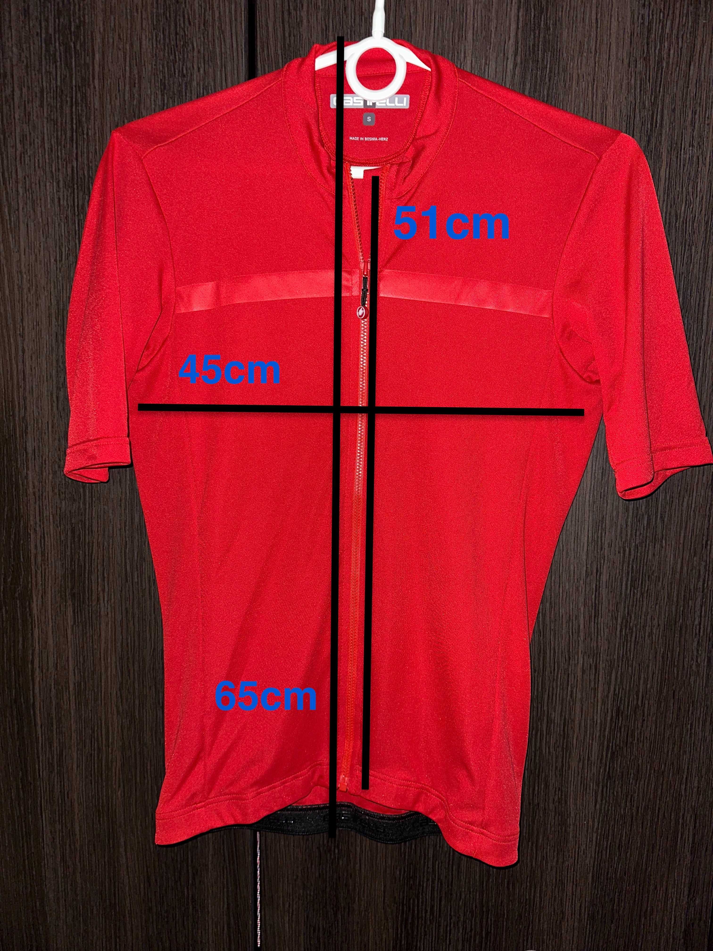 Koszulka rowerowa CASTELLI Classifica RED S