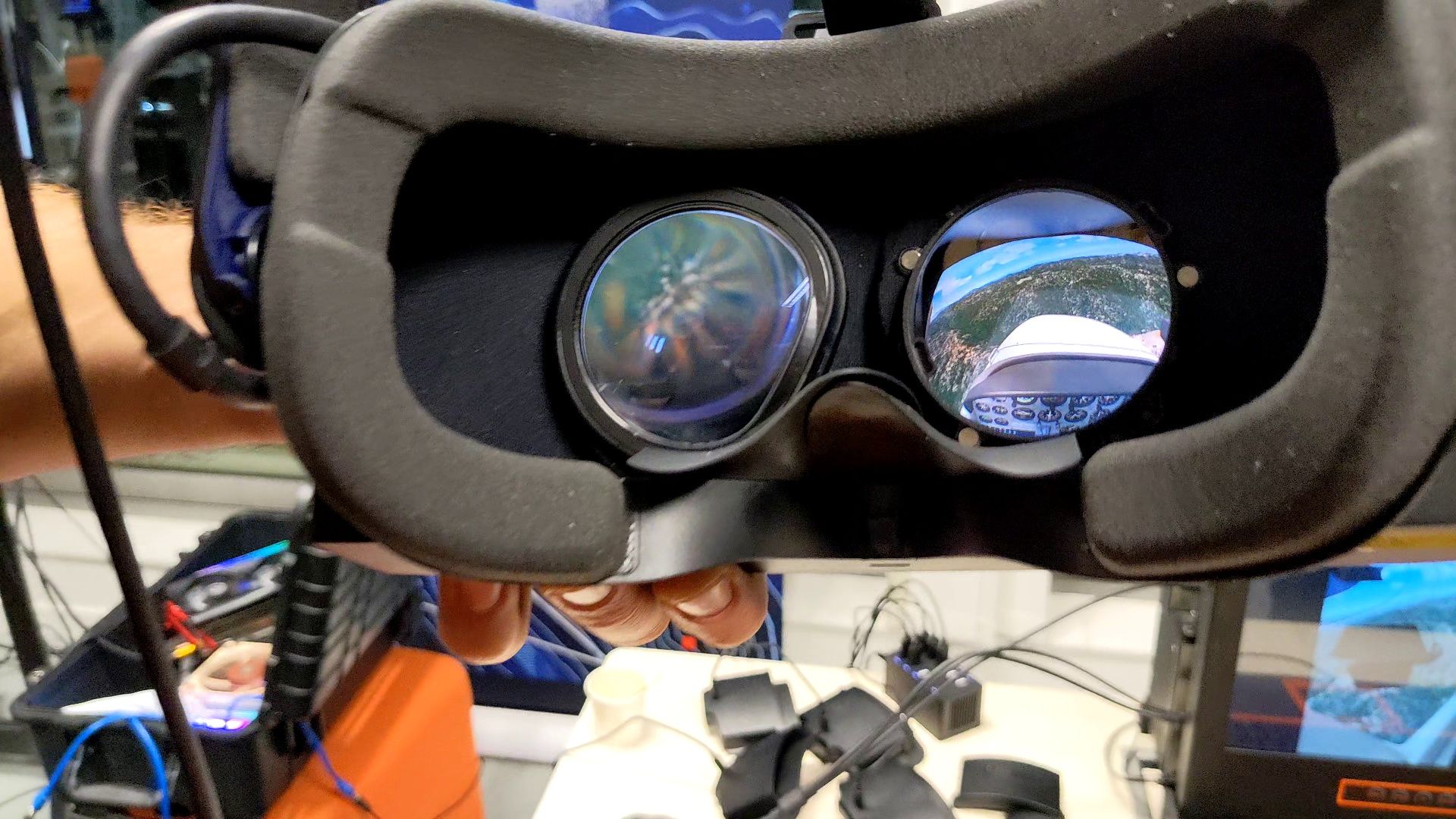 Pimax Crystal Oculus VR realidade virtual simracing flight sim