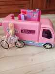 Kamper dla lalek barbie i rower akcesoria duży samochód bus